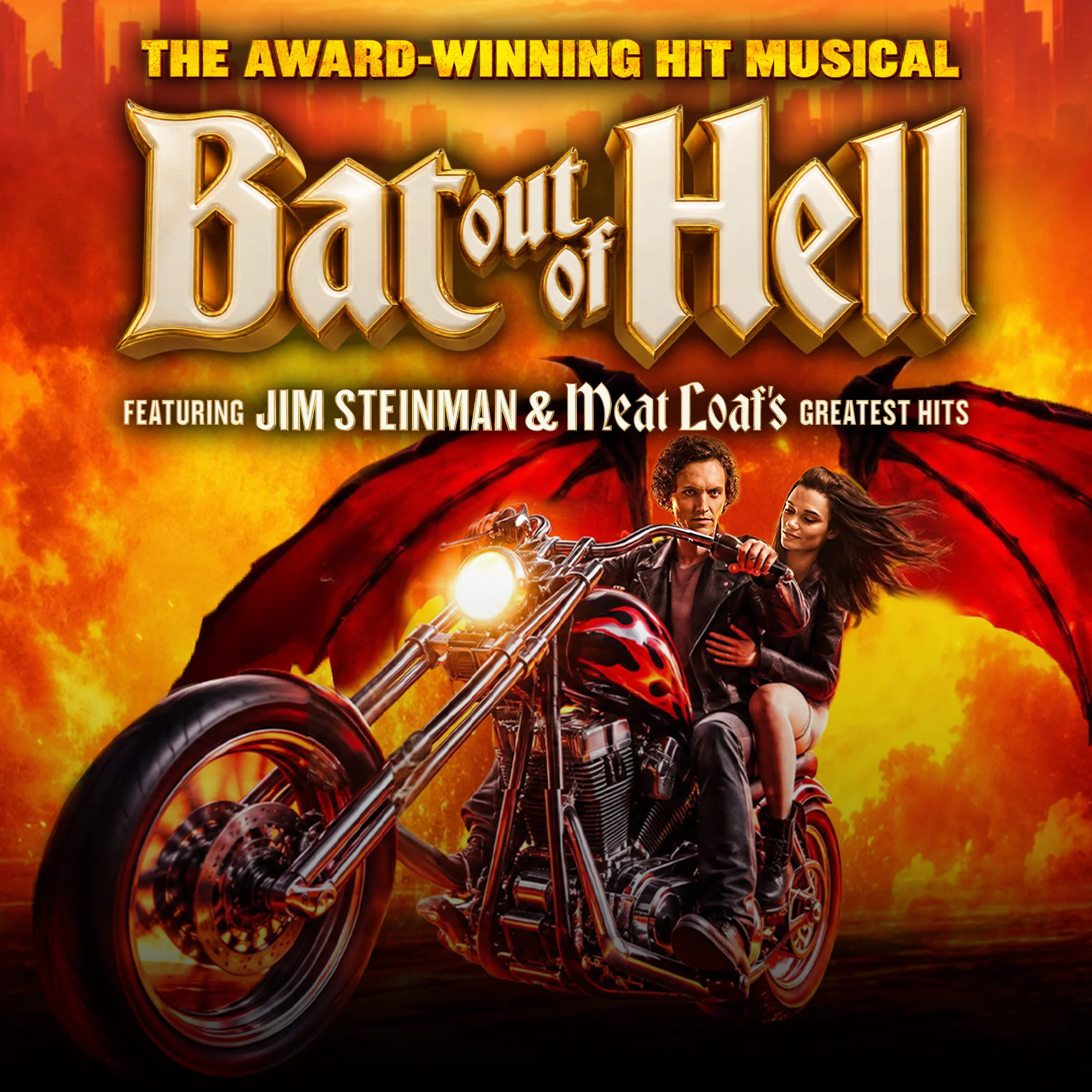 Bat-Out-Of-Hell-1x1 Michelangelo Exhibition Logo
